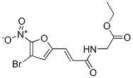 CAS#: 100036-98-4， N-Ethoxycarbonylmethyl-beta-(5-Nitro-4-Bromo-2-Furyl)Acrylamide