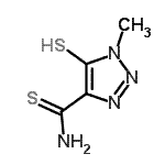 CAS#: 100097-69-6， 1-Methyl-5-Sulfanyl-1H-1,2,3-Triazole-4-Carbothioamide