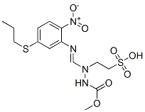 CAS#: 100098-41-7， 2-((Methoxycarbonylamino)-(2-nitro-5-(n-propylthio)phenylimino)methylamino)ethansulfonic acid