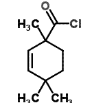 CAS 登录号：100131-18-8， 1,4,4-三甲基-2-环己烯-1-甲酰氯