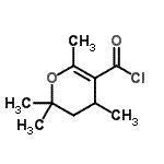 CAS#: 100131-29-1， 2,2,4,6-Tetramethyl-3,4-Dihydro-2H-Pyran-5-Carbonyl Chloride