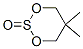 structure of CAS# 1003-85-6, 4,4-Dimethyl-1,3,2-Dioxathiane 2-Oxide;1,3,2-Dioxathiane, 4,4-Dimethyl-, 2-Oxide;1,3-Propanediol, 2,2-Dimethyl-, Cyclic Sulfite;2,2-Dimethyl-1,3-Propanediol Cyclic Sulfite