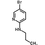 structure of CAS# 100379-02-0, 5-Bromo-N-Propyl-2-Pyridinamine;5-Bromo-2-propylaminopyridine;5-Bromo-N-propyl-2-pyridinamine;5-bromo-N-propylpyridin-2-amine