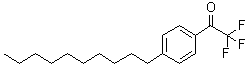 structure of CAS# 100444-41-5, 1-(4-Decylphenyl)-2,2,2-Trifluoro-Ethanone;1-(4-Decylphenyl)-2,2,2-Trifluoro-Ethanone;P-Decyl-Alpha,Alpha,Alpha-Trifluoroacetophenone;P-Decyl-.Alpha.-.Alpha.-.Alpha.-Trifluoroacetophenone