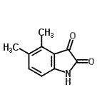 CAS#: 100487-79-4， 4,5-Dimethyl-1H-Indole-2,3-Dione
