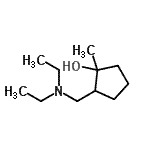 CAS#: 100535-14-6， 2-[(Diethylamino)Methyl]-1-Methylcyclopentanol