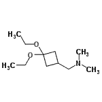 CAS#: 100535-42-0， 1-(3,3-Diethoxycyclobutyl)-N,N-Dimethylmethanamine