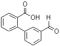 structure of CAS# 100538-35-0, 3'-Formyl-[1,1'-Biphenyl]-2-carboxylic Acid;3'-FORMYL[1,1'-BIPHENYL]-2-CARBOXYLIC ACID;3'-FORMYL-BIPHENYL-2-CARBOXYLIC ACID;2-(3-Formylphenyl)Benzoic Acid