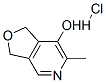 structure of CAS# 1006-21-9, 6-Methyl-1,3-Dihydrofuro[3,4-d]Pyridin-7-Ol Hydrochloride;1,3-Dihydro-6-Methylfuro(3,4-C)Pyridin-7-Ol Hydrochloride