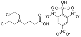 CAS#: 100700-27-4， 4-(Bis(2-chloroethyl)amino)butyric acid 2,4,6-trinitrobenzenesulfonate
