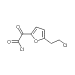 CAS#: 100750-59-2， [5-(2-Chloroethyl)-2-Furyl](Oxo)Acetyl Chloride