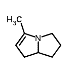 CAS#: 100860-10-4， 5-Methyl-2,3,7,7alpha-Tetrahydro-1H-Pyrrolizine