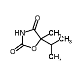 CAS#: 100860-43-3， 5-Isopropyl-5-Methyl-1,3-Oxazolidine-2,4-Dione
