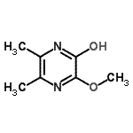 CAS#: 100868-74-4， 3-Methoxy-5,6-Dimethyl-2-Pyrazinol