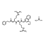 CAS#: 100900-19-4， N<Sup>2</Sup>-[(Benzyloxy)Carbonyl]-L-Arginyl-N-(4-Methoxy-2-Naphthyl)-L-Argininamide Acetate (1:1)