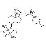 CAS#: 100928-04-9， (2S)-2-[(4S,7aR)-4-{[Dimethyl(2-Methyl-2-Propanyl)Silyl]Oxy}-7A-Methyloctahydro-1H-Inden-1-Yl]Propyl 4-Methylbenzenesulfonate