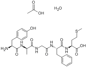 CAS#: 100929-62-2， L-Tyrosyl-D-Alanylglycyl-L-Phenylalanyl-L-Methionine Monoacetate (Salt)