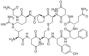 CAS#: 100930-18-5， N-(N-L-Valyl-L-alpha-Aspartyl)-8-L-Arginine-9-Glycine-Vasopressin