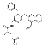 CAS#: 100940-58-7， alpha-Glutamylglycyl-N-(4-Methoxy-2-Naphthyl)Phenylalaninamide