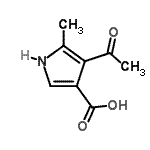 CAS#: 100960-95-0， 4-Acetyl-5-Methyl-1H-Pyrrole-3-Carboxylic Acid