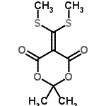 CAS#: 100981-05-3， 5-[Bis(Methylsulfanyl)Methylene]-2,2-Dimethyl-1,3-Dioxane-4,6-Dione