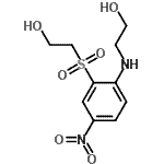 CAS 登录号：100983-90-2， 2-({2-[(2-羟基乙基)氨基]-5-硝基苯基}磺酰基)乙醇