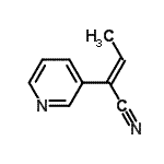 CAS#: 101001-92-7， (2E)-2-(3-Pyridinyl)-2-Butenenitrile