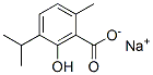 CAS#: 1012-86-8, Sodium 2-Hydroxy-6-Methyl-3-Propan-2-Ylbenzoate