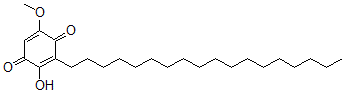 CAS 登录号：101339-26-8， 2-羟基-3-十八烷基-5-甲氧基-1,4-苯醌