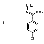 structure of CAS# 101339-66-6, 4-Chloro-Benzenecarboximidic acid hydrazide monohydriodide