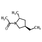 CAS#: 101347-72-2， 1-[(2R,4R)-4-Ethyl-2-Methyl-1-Pyrrolidinyl]Ethanone