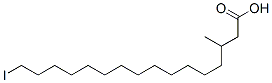 CAS#: 101373-23-3， 16-Iodo-3-Methylhexadecanoic Acid