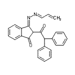 CAS#: 101611-80-7， (3E)-2-(Diphenylacetyl)-3-[(2E)-2-Propen-1-Ylidenehydrazono]-1-Indanone