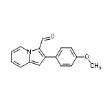 CAS#: 101624-26-4， 2-(4-Methoxyphenyl)-3-Indolizinecarbaldehyde