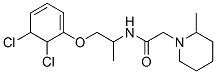CAS 登录号：101651-43-8， 2-(2-甲基哌啶-1-基)-N-(1-苯氧基-2-丙基)乙酰胺盐酸盐