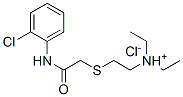 CAS#: 101651-61-0， 2-[(2-Chlorophenyl)Carbamoylmethylsulfanyl]Ethyl-Diethyl-Azanium Chloride