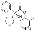 CAS#: 101710-79-6， (1,3-Dimethylpiperidin-1-Ium-4-Yl) 2-Cyclopentyl-2-Hydroxy-2-Phenylacetate Chloride