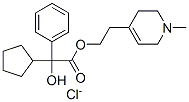 CAS#: 101710-88-7， 2-(1-Methyl-3,6-Dihydro-2H-Pyridin-1-Ium-4-Yl)Ethyl 2-Cyclopentyl-2-Hydroxy-2-Phenylacetate Chloride