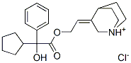 CAS 登录号：101710-89-8， [(2E)-2-(1-铵双环[2.2.2]辛烷-3-亚基)乙基]2-环戊基-2-羟基-2-苯基乙酸酯氯化物