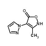 CAS#: 101755-90-2， 3-Methyl-4-(1H-Pyrazol-1-Yl)-1,2-Oxazol-5(2H)-One