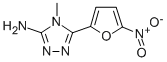 CAS#: 10187-86-7， 4-Methyl-5-(5-Nitrofuran-2-Yl)-4H-1,2,4-Triazol-3-Amine