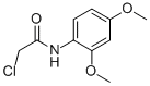 structure of CAS# 101908-41-2, 2-Chloro-N-(2,4-Dimethoxyphenyl)-Acetamide;2-Chloro-N-(2,4-Dimethoxyphenyl)Acetamide(SALTDATA: FREE);N1-(2,4-DIMETHOXYPHENYL)-2-CHLOROACETAMIDE;2-CHLORO-N-(2,4-DIMETHOXYPHENYL)ACETAMIDE