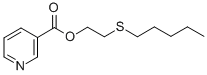 CAS#: 101952-69-6， 2-(Pentylthio)Ethyl Nicotinate