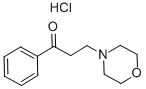 structure of CAS# 1020-16-2, 3-Morpholin-4-Yl-1-Phenylpropan-1-One Hydrochloride;3-Morpholino-1-Phenyl-Propan-1-One Hydrochloride;3-Morpholino-1-Phenylpropan-1-One Hydrochloride;3-Morpholin-4-Yl-1-Phenyl-Propan-1-One Hydrochloride