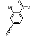 structure of CAS# 102000-73-7, 3-Bromo-4-Nitrobenzonitrile