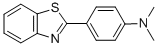 structure of CAS# 10205-56-8, (4-Benzothiazol-2-Yl-Phenyl)-Dimethyl-Amine;4-(1,3-Benzothiazol-2-Yl)-N,N-Dimethyl-Aniline;[4-(1,3-Benzothiazol-2-Yl)Phenyl]-Dimethyl-Amine;(4-Benzothiazol-2-Yl-Phenyl)-Dimethyl-Amine