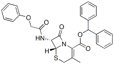 CAS#: 10209-10-6， Diphenylmethyl (6R-trans)-3-Methyl-8-Oxo-7-(Phenoxyacetamido)-5-Thia-1-Azabicyclo[4.2.0]Oct-2-Ene-2-Carboxylate