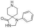 结构式 CAS# 1021-25-6, 1-苯基-1,3,8-三氮杂螺[4.5]癸烷-4-酮