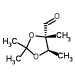 CAS#: 102103-81-1， (4S,5R)-2,2,4,5-Tetramethyl-1,3-Dioxolane-4-Carbaldehyde