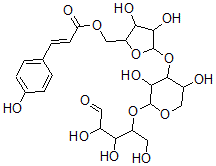 CAS#: 102254-69-3， O-(5-O-(4-Coumaroyl)-alpha-Arabinofuranosyl)-(1-3)-O-beta-Xylopyranosyl-(1-4)-Xylopyranose